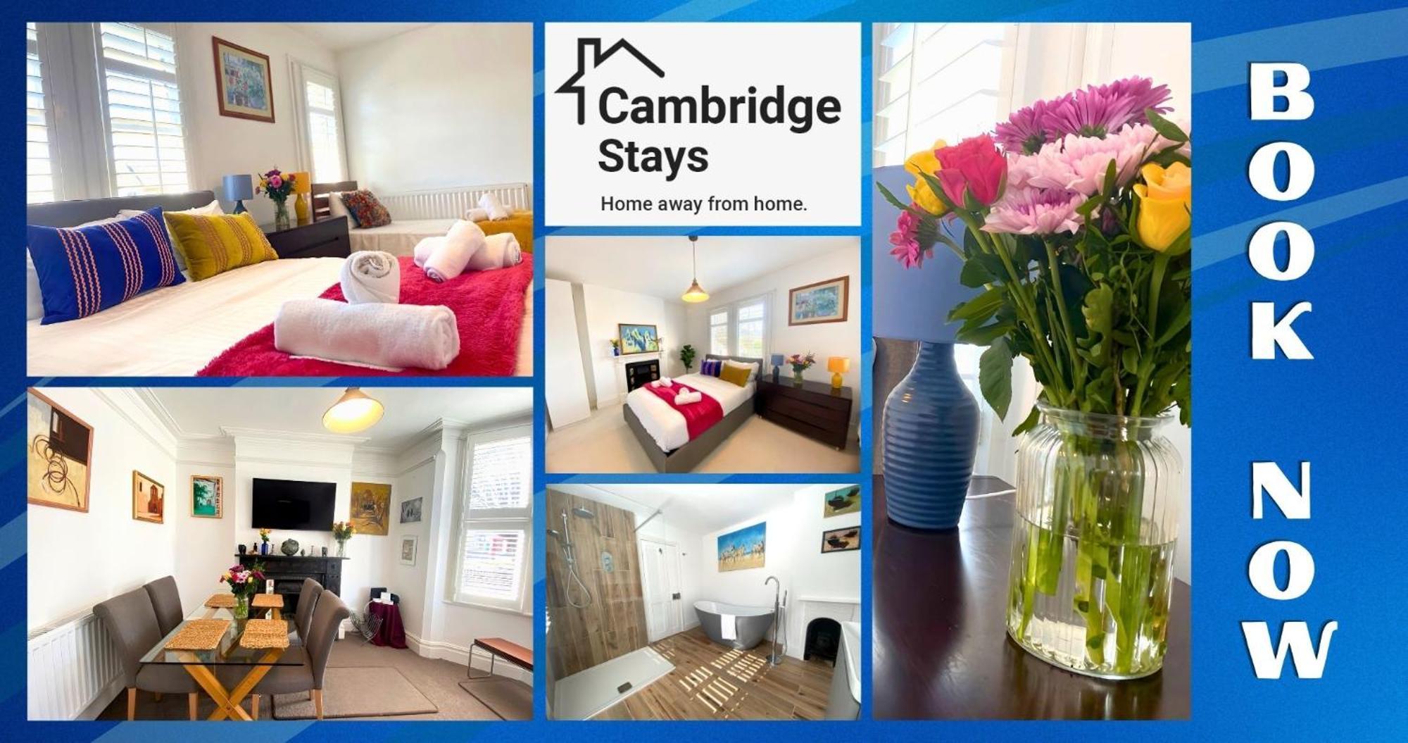 Cambridge Stays 3Br House, Easy Walk To City Center, 2 Showers, Garden, 2 Free Parking Spaces المظهر الخارجي الصورة